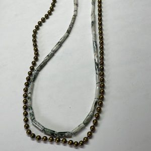 Sorrelli Semi Precious Long Beaded Necklace